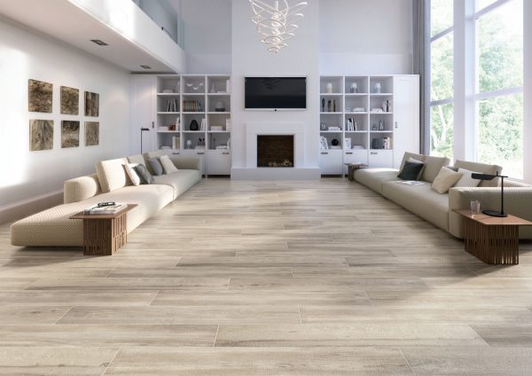 Porcelánico Imitación Madera. Pavimento Cleveland Color Taupe