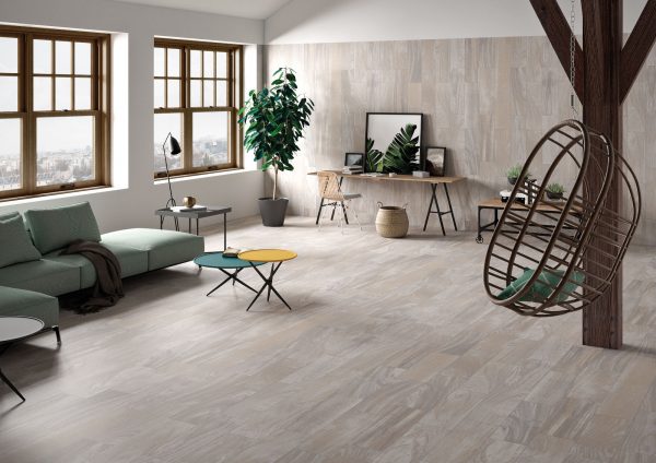 Porcelánico Imitación Madera. Pavimento Madden Color Gris